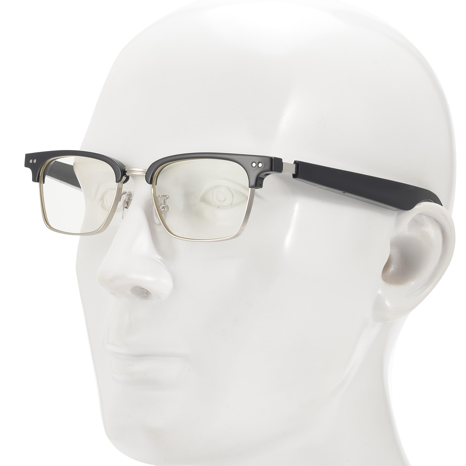 새로운 스마트 블루투스 오픈 이어 오디오 안경 TWS 블루투스 터치 스크린 버튼 헤드폰 방수 안티 블루 라이트 KX22 안경